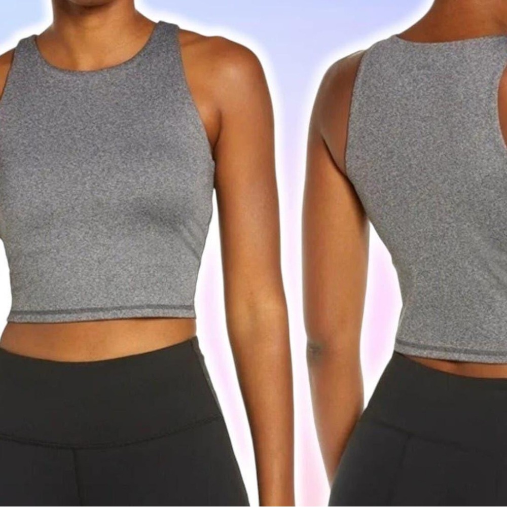 Madewell MWL Form Racerback Crop Top Tank